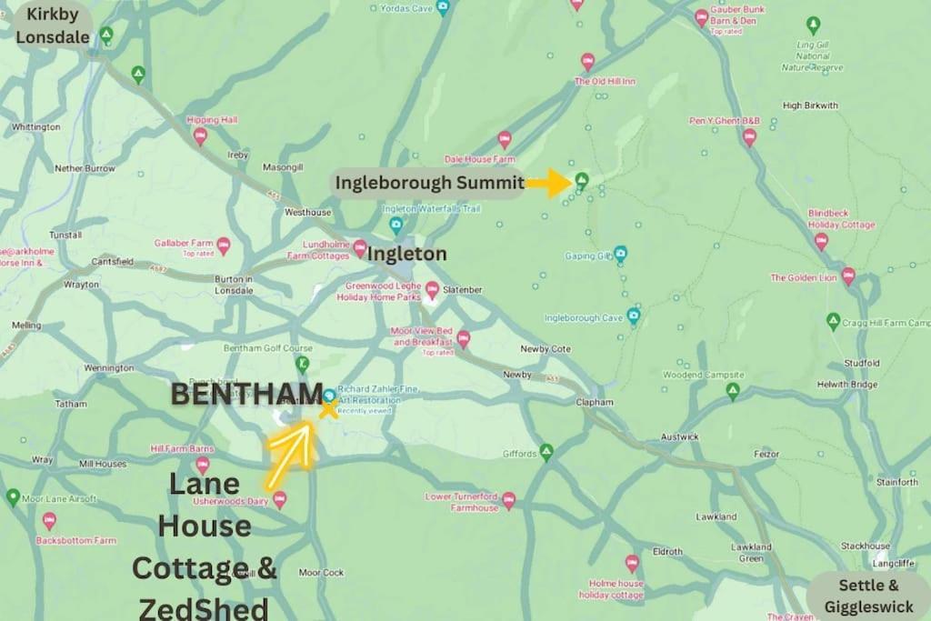 Cosy 3 Bed Cottage Near 3 Peaks - Log Burner & Aga Bentham Экстерьер фото